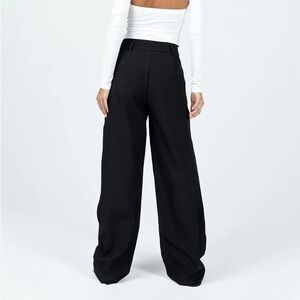Princess Polly Archer Black Trousers